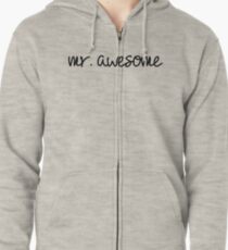 Mr. Awesome Zipped Hoodie