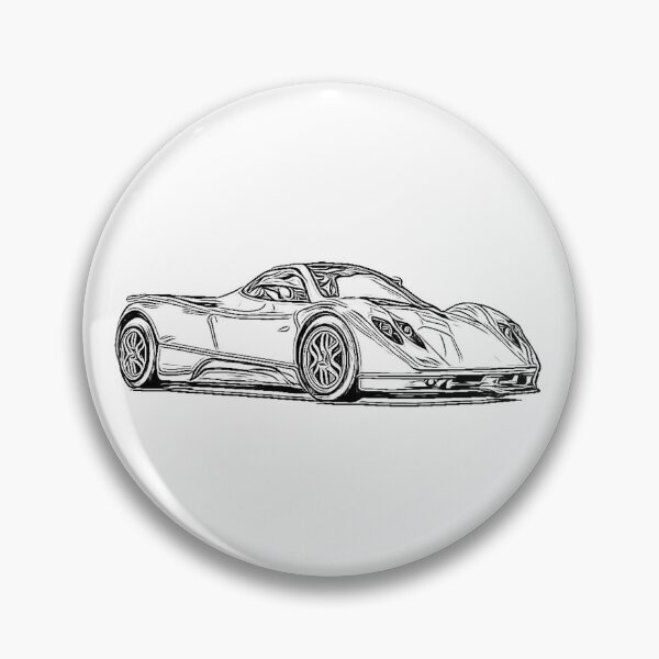 Item preview, Pagani Zonda C12S Supercar Racing Wireframe designed and sold by Auto-Prints.