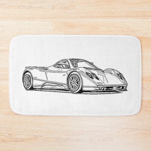 Item preview, Pagani Zonda C12S Supercar Racing Wireframe designed and sold by Auto-Prints.
