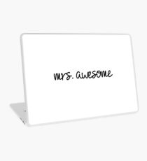 Mrs Awesome Laptop Skin
