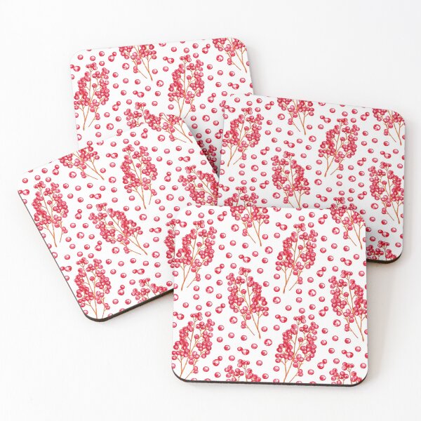 Item preview, seamless pattern with red berries. designed and sold by linagaiaart.