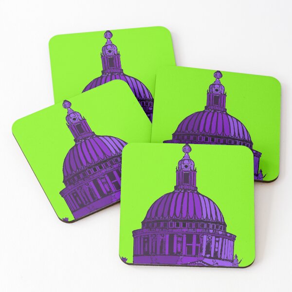 Item preview, Old London Architecture Saint Paul's (Green & Purple) designed and sold by Stephenmario.