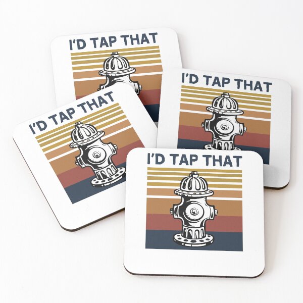 Item preview, I'd Tap That Vintage Fire Hydrant Firefighter designed and sold by Andrea Lina.