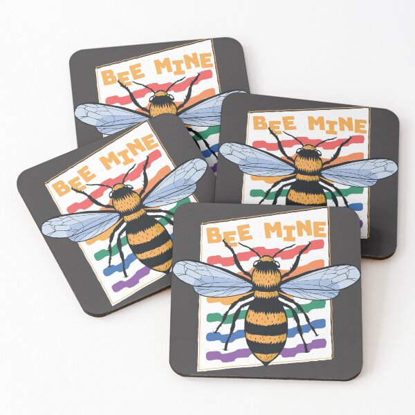 Item preview, Bee Mine | Rainbow Valentine | Orgullo designed and sold by SLAG-Creative.