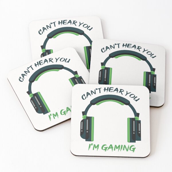 Item preview, Can't Hear You I'm Gaming - online games - gaming designed and sold by Hannah  Pillic.