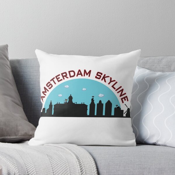 Item preview, Amsterdam Skyline Cat designed and sold by CreazyCreator77.