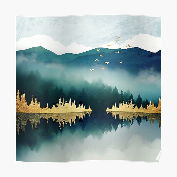 Mist Reflection Poster