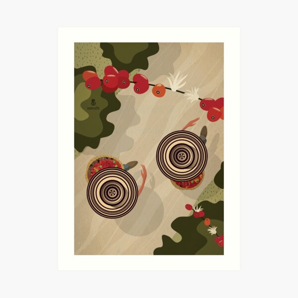 The Coffee Land. Art Print