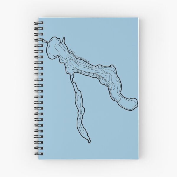 Item preview, Lake Charlevoix, Michigan Topography Map - Black designed and sold by The Water Nerd.