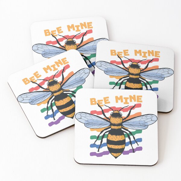Item preview, Bee Mine | Rainbow Valentine | Orgullo designed and sold by SLAG-Creative.
