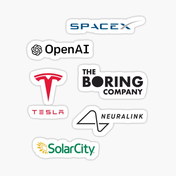 elon-musk-companies-logo-stickers-redbubble