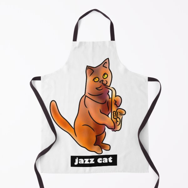 Item preview, jazz cat, the cat that plays the sax designed and sold by Xdelacra.