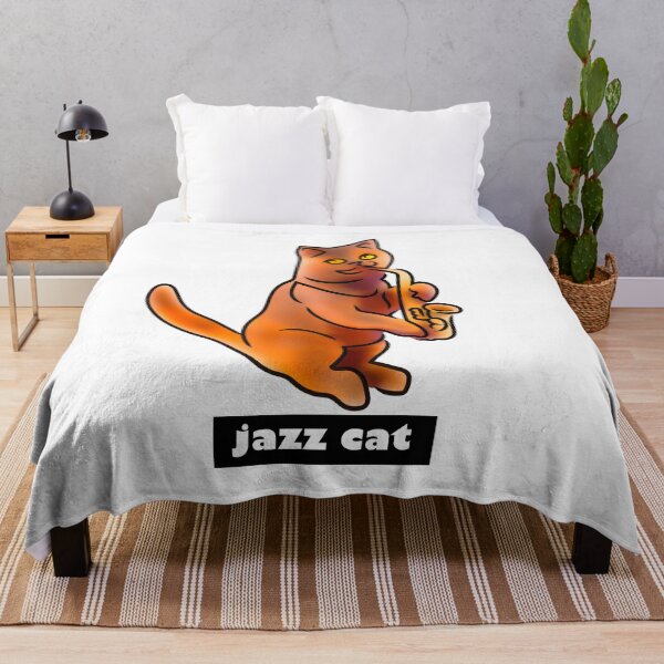 Item preview, jazz cat, the cat that plays the sax designed and sold by Xdelacra.