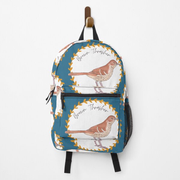 Item preview, Brown Thrasher bird species bird watercolor art logo designed and sold by TheWaterBirds.