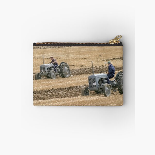 Item preview, Two grey Ferguson tractors ploughing.  designed and sold by Richard Nixon.