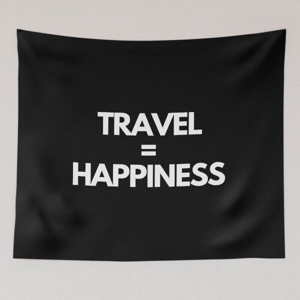 Item preview, Travel equals happiness designed and sold by OurBlairWorld.