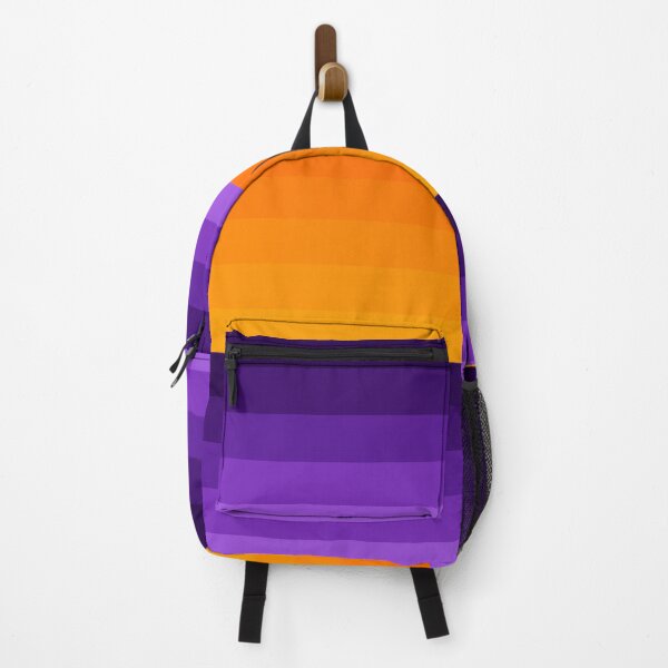 Item preview, Just Orange and purple fruity colors mono block stripes designed and sold by Thecolorschemer.