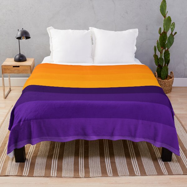 Item preview, Just Orange and purple fruity colors mono block stripes designed and sold by Thecolorschemer.