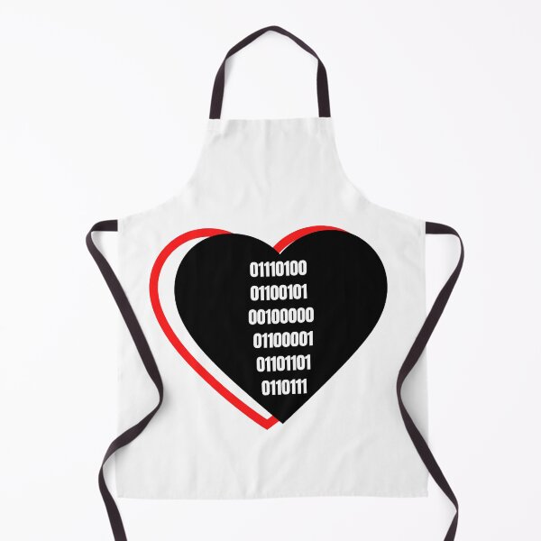 Item preview, Heart of binary numbers "I love you" designed and sold by MoreArt15.