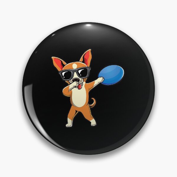 Artikelvorschau, Netter tupfender Chihuahua Hund tupft Jungen Frisbee Disc Golf entworfen und verkauft von HenningMadsen.