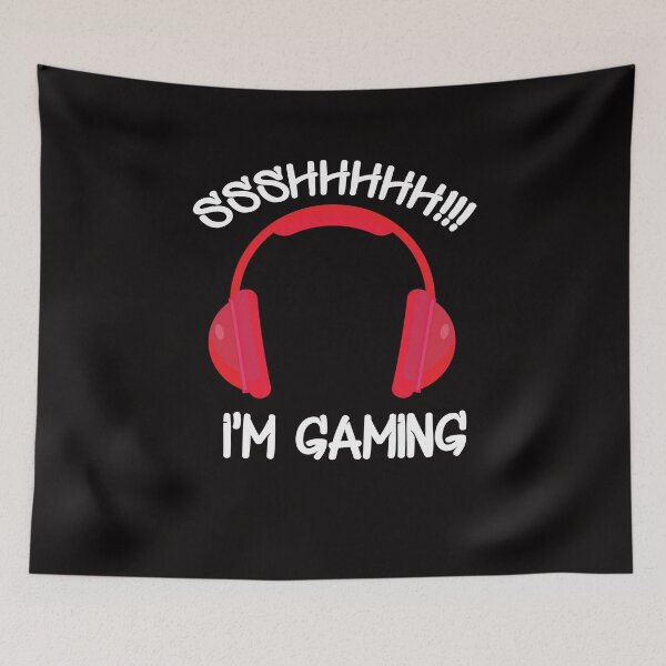 Item preview, ssshhhhh!!! i'm gaming - online games - gaming designed and sold by Hannah  Pillic.