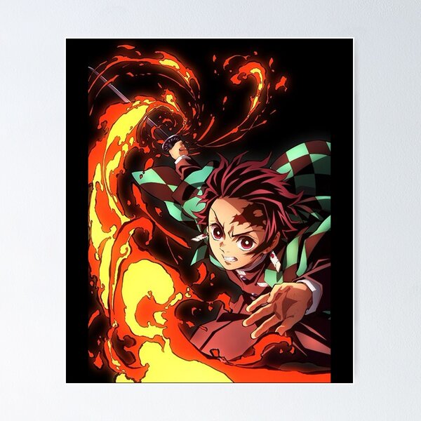 Demon Slayer Poster Unframed Anime Canvas Prints Tanjiro Kamado