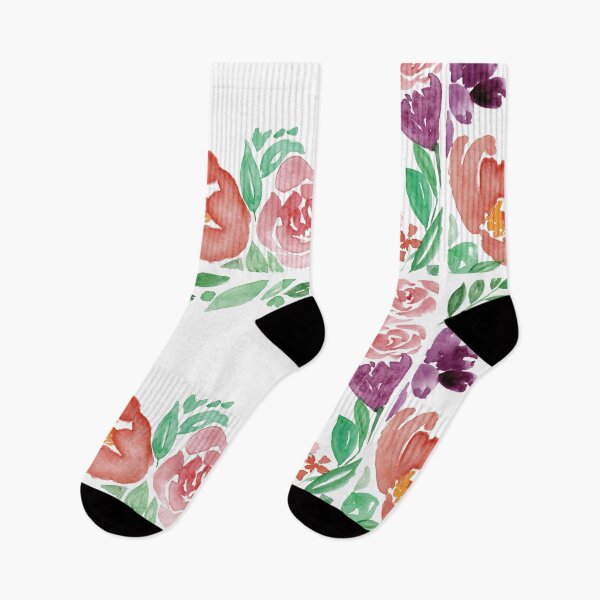 Item preview, Pink Roses and Purple Flowers designed and sold by agapedesign.