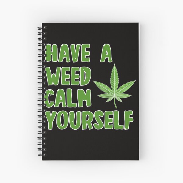 Download Weed Girl Spiral Notebooks Redbubble
