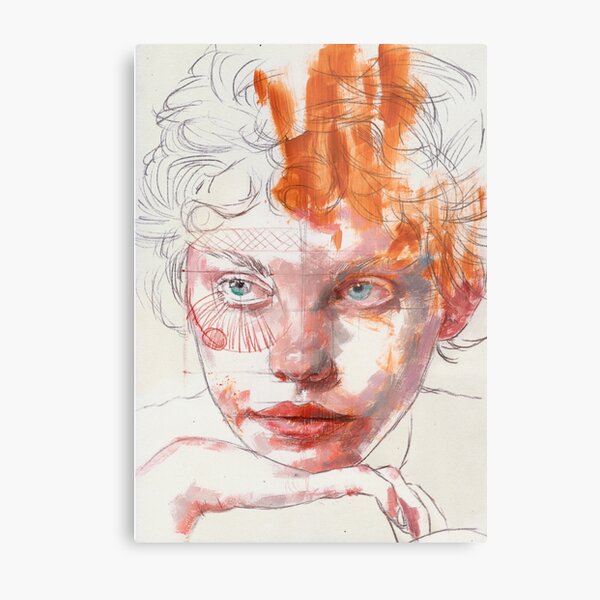 292 Red Maiden Metal Print