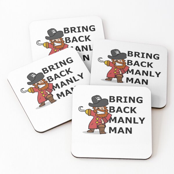 Item preview, bring back manly man funny pirate designed and sold by KarmaRoots.