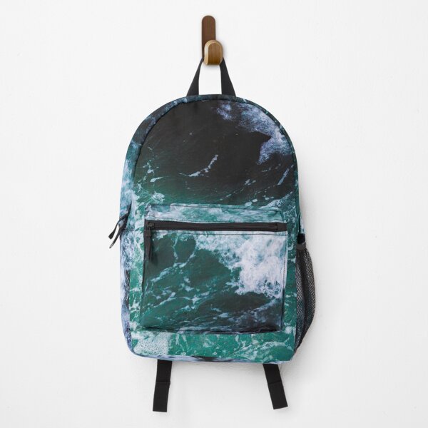 Item preview, Blue Ocean Waves Model oahu Backpacks  designed and sold by A7med7dg.