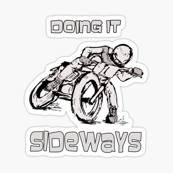 Flat Track Racing Sticker