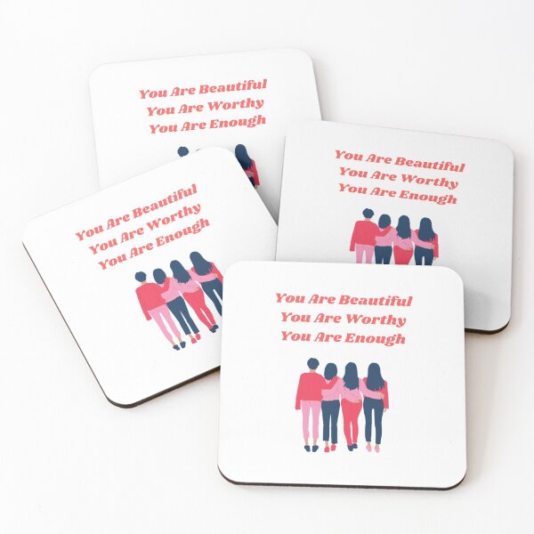Item preview, You Are Beautiful You Are Worthy You Are Enough designed and sold by Artistive.