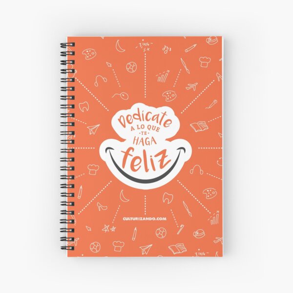 CZN - Dedícate a lo que te haga FELIZ Spiral Notebook