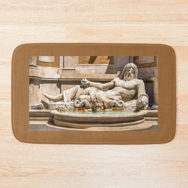 Item preview, Famous Greek sculpture of Ocean god, named Marforio, located in Rome, Italy. Classic mythology in art. designed and sold by Paolo Modena Photography    -   Fine Italian Art.