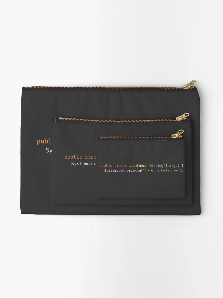 Thumbnail 2 of 4, Zipper Pouch, Programming code designed and sold by MoreArt15.