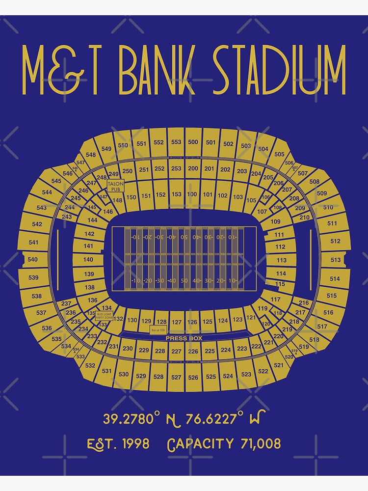 Minnesota Vikings US Bank Stadium Poster Print Sticker for Sale by Birch  Trail Boutique