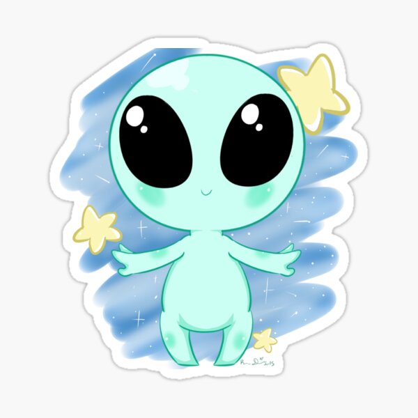 Alien Baby Sticker