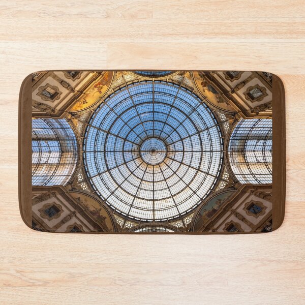 Item preview, Architecture in Milan fashion Gallery, Italy. Dome roof architectural detail. designed and sold by Paolo Modena Photography    -   Fine Italian Art.