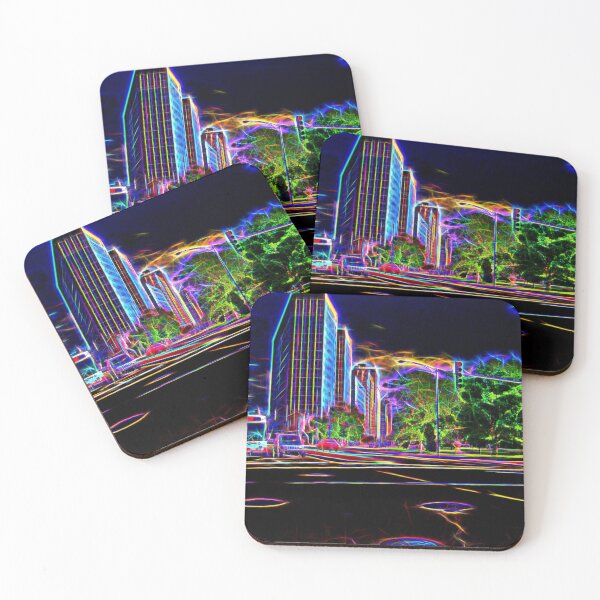 Item preview, Lincoln Park in Blazing Neon Colors Hardlight designed and sold by allthingsnatura.