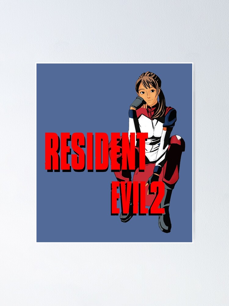 Elza Walker Resident Evil 1 5 Poster By Nuitart Redbubble
