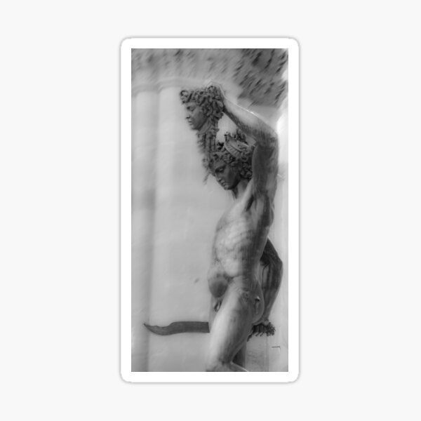 Perseus in profile Sticker