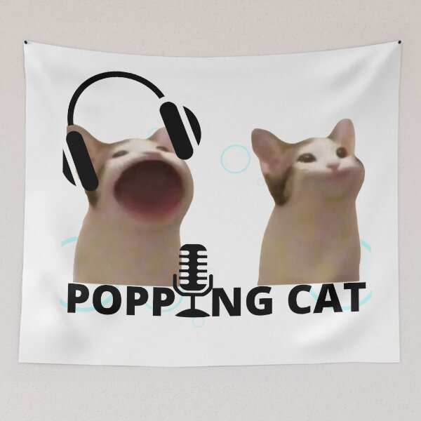 Item preview, Popping cat designed and sold by Pinapple91.