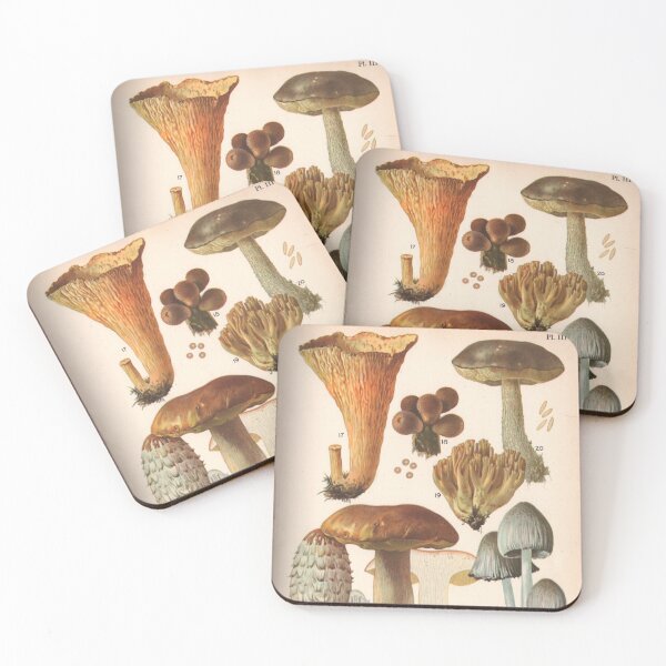 Item preview, Vintage Mushroom Botanical Print Design 3 designed and sold by Paul David Wilson.