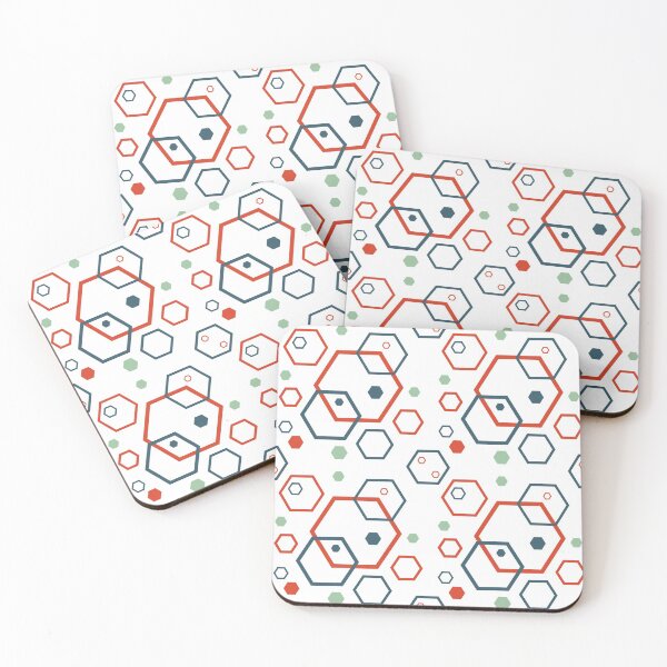 Item preview, Hexagon pattern designed and sold by InkTeeArt.