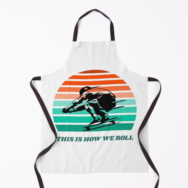 Item preview, This Is How We Roll Downhill Skateboarder designed and sold by Six Deers.
