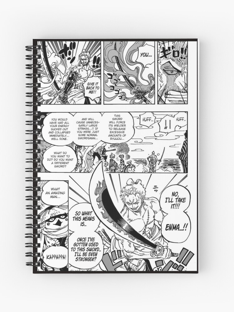Zoro Enma  One piece manga, One piece comic, One piece drawing