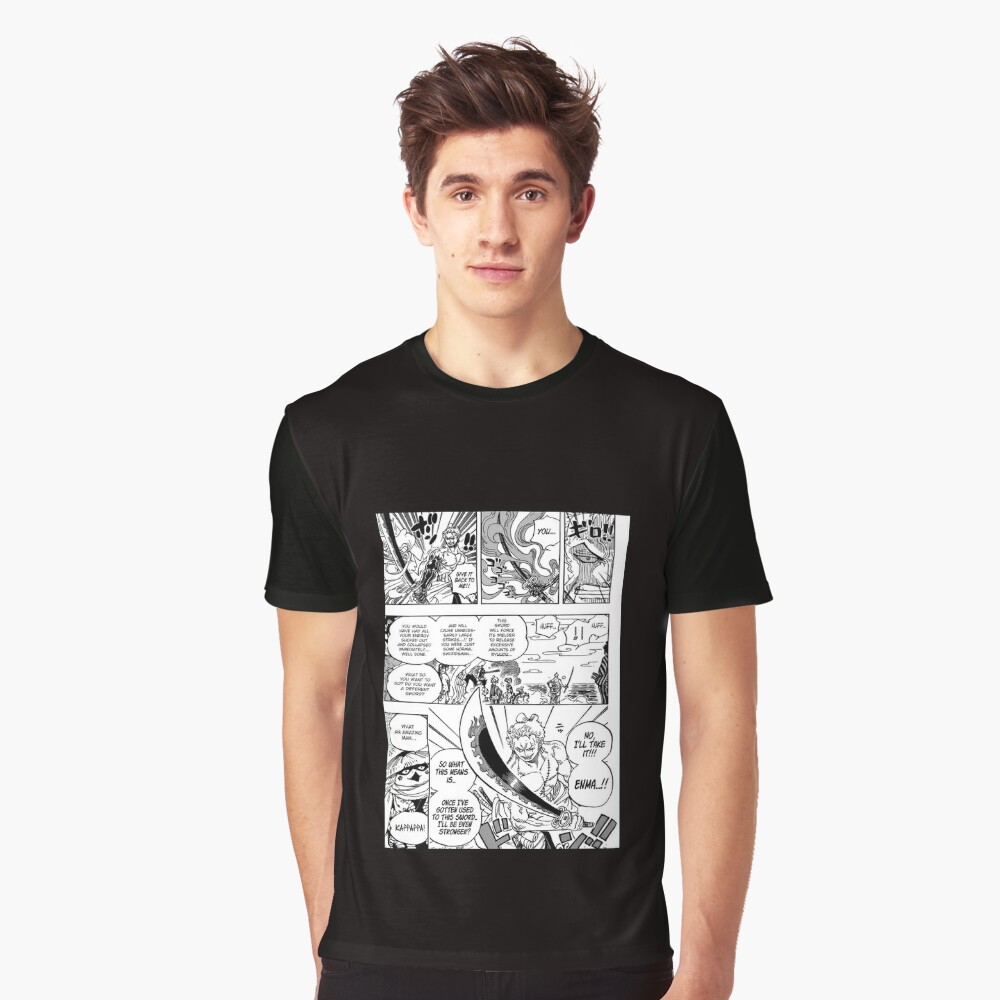 Zoro with Enma (Manga) Essential T-Shirt for Sale by MangaPanels