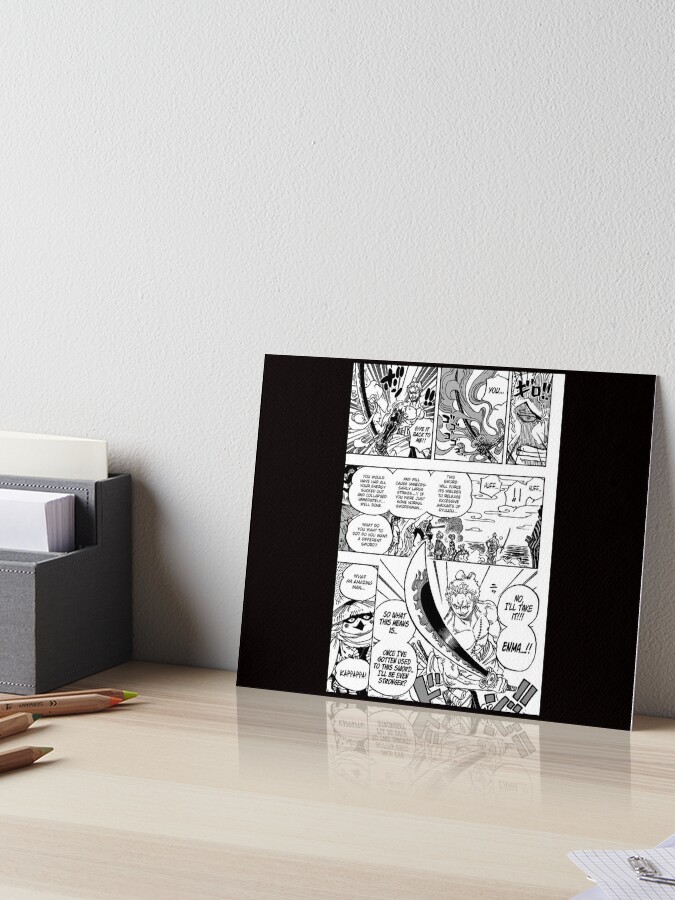 Zoro with Enma (Manga) Spiral Notebook for Sale by MangaPanels