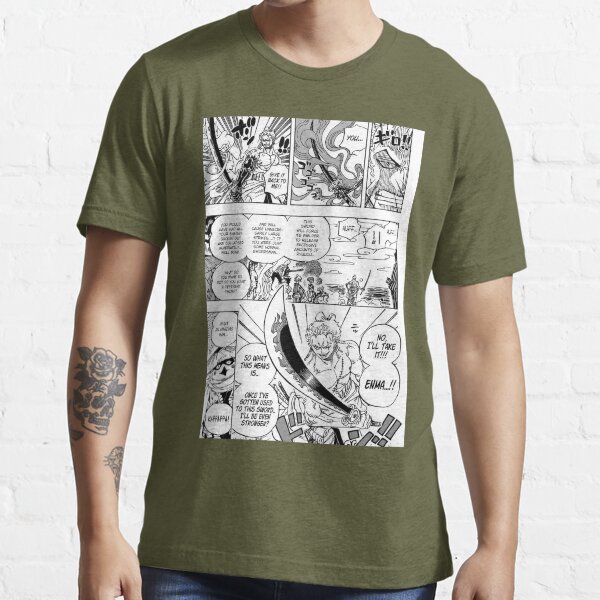 Zoro with Enma (Manga) Essential T-Shirt for Sale by MangaPanels